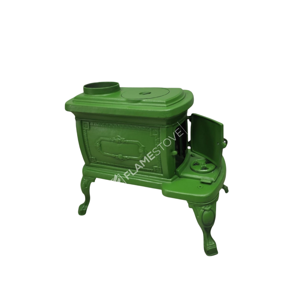 FRS-059Y Fire Stove Nostalji Fransız Pik Döküm Soba: Yüksek Verimli Odun Kömür Isıtma Çözümü.