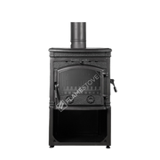 FRS-014YKST Fire Stove Sirius Ultra Yan Kapaklı Odun Hazneli Döküm Soba, Yüksek Verimli Isıtma Çözümü.