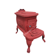 FRS-059K Fire Stove Nostalji Fransız Pik Döküm Soba, Yüksek Verimli Odun Kömür Yakıtlı Isıtıcı.