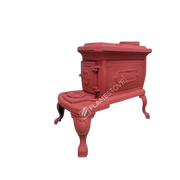 FRS-059K Fire Stove Nostalji Fransız Pik Döküm Soba, Yüksek Verimli Odun Kömür Yakıtlı Isıtıcı.
